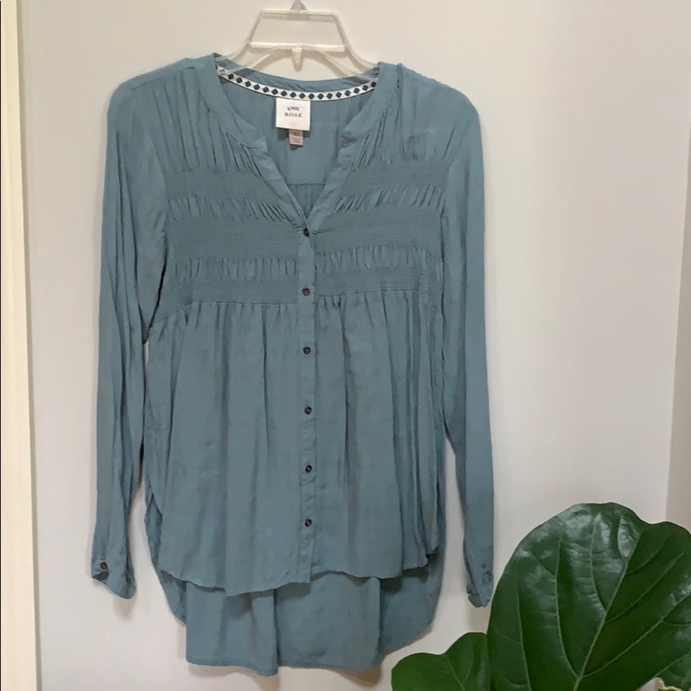Knox Rose button up